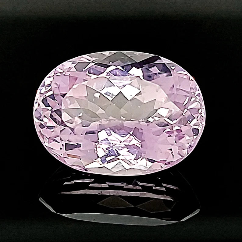 Kunzite Gemstone 49ct LARGE Natural AAA+ Oval Cut Loose Gemstone!