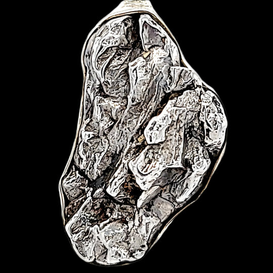 Campo Del Cielo Pendant! LARGE Meteorite Rock Necklace, Comet Iron Meteorite Stone Pendant!