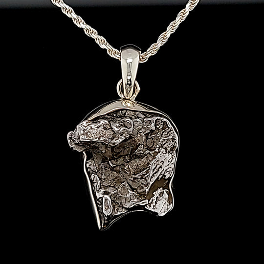 Campo Del Cielo Pendant LARGE 20 gram Meteorite Rock Necklace Comet Iron Stone Pendant