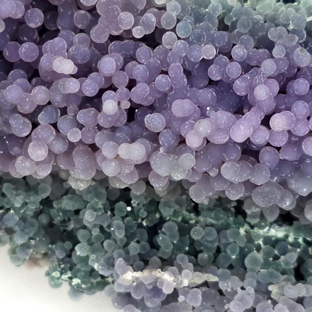 Grape Agate Crystal Cluster 3.7 Lbs Large Blue Purple Green Grape Agate Mineral Specimen