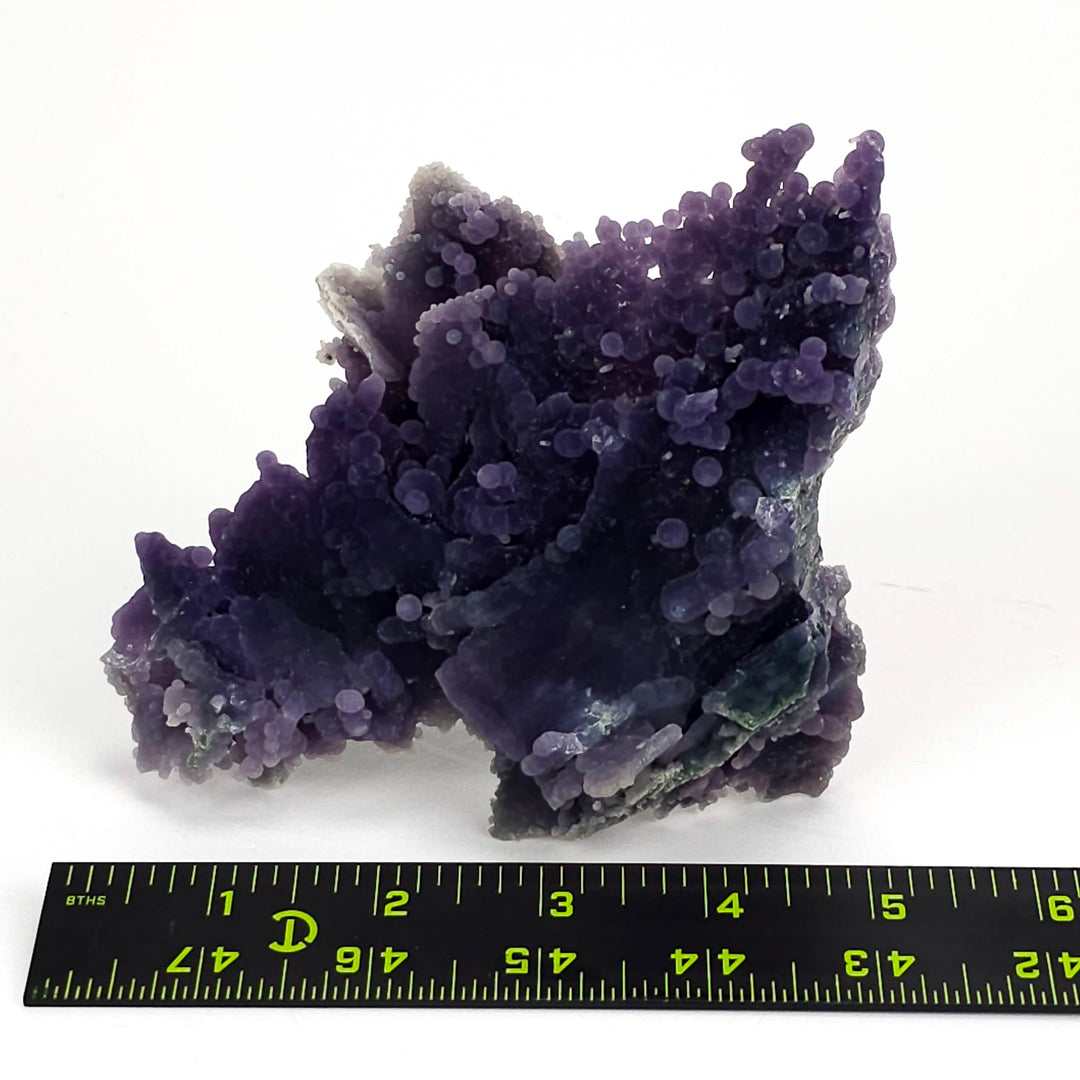 Grape Agate Crystal Cluster Raw Purple Chalcedony Botryoidal