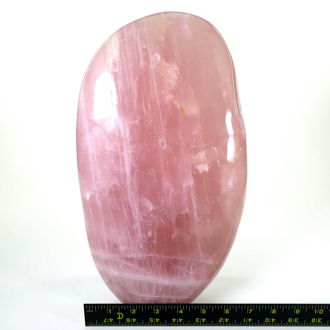 Rose Quartz Freeform 25 Lbs Standing Polished Home Decor Natural Pink Crystal