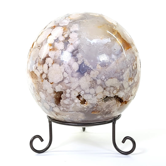Earth Perfection, Flower Agate Crystal Ball