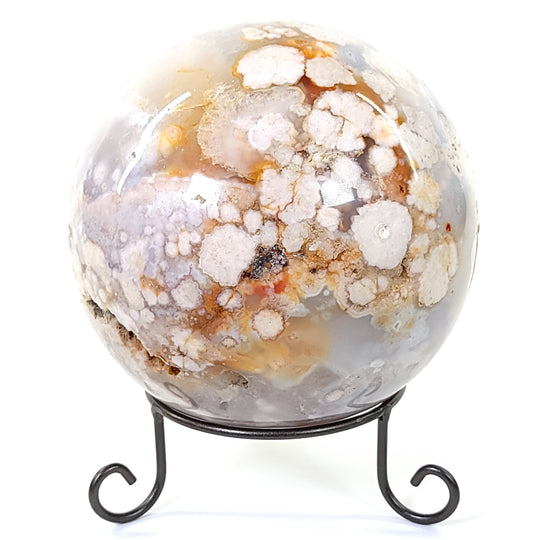 Earth Perfection, Flower Agate Sphere