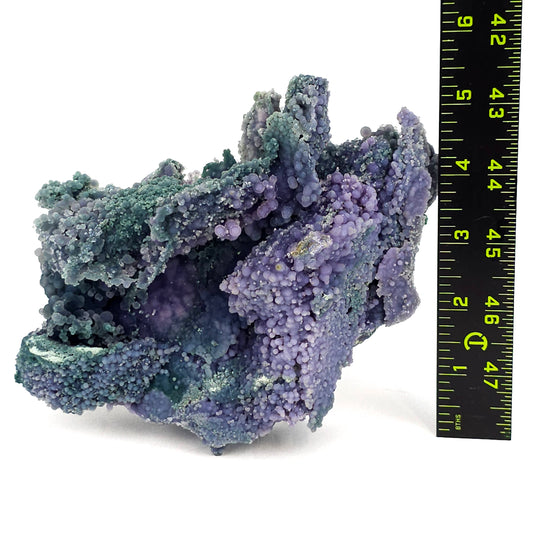 Grape Agate AAA+ Museum Quality Mineral Specimen 2.6 Lbs Rare Purple Blue Green Botryoidal