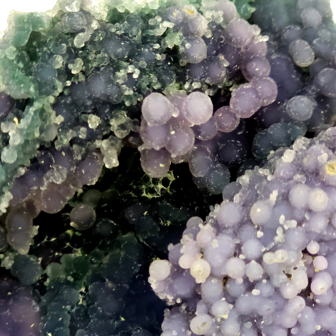 Grape Agate AAA+ Museum Quality Mineral Specimen 2.6 Lbs Rare Purple Blue Green Botryoidal