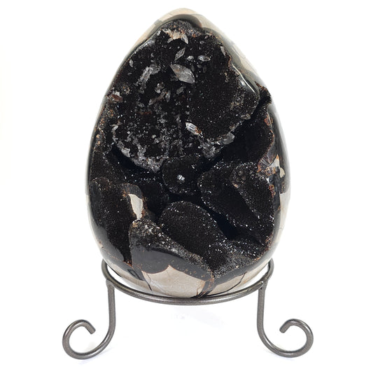 Septarian Drag Egg Stone With Calcite