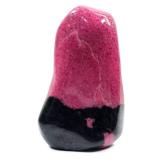 Rhodonite Crystal Freeform Large 3.6 Lbs, Rare High Quality Pink & Red Rhodonite Tower Gemstone!