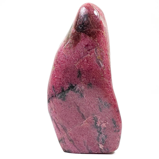 Rhodonite Freeform Crystal, Large 7" Red Pink Rhodonite Tower Free Form Stone!