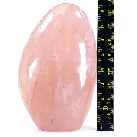 Rose Quartz Freeform Large 7 Lbs Standing Polished Home Decor Natural Pink Love Crystal