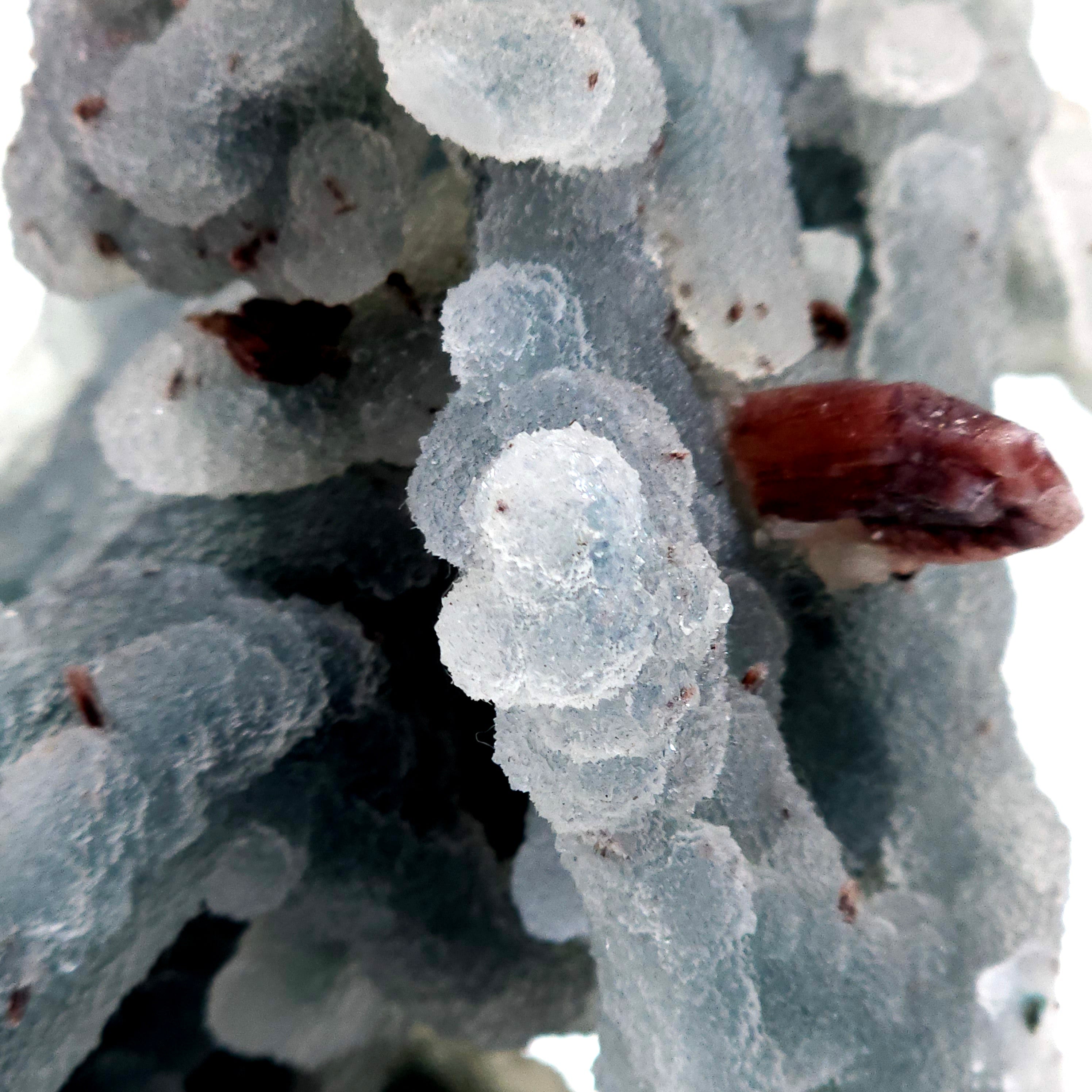 Blue deals Chalcedony and Stilbite Stalactite