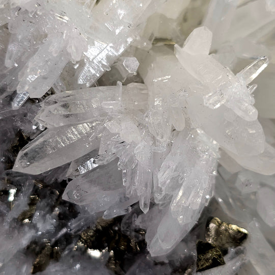 Pyrite & Quartz Extra Large 7 Lbs! Crystal Cluster Mineral Specimen, Huanzala Mine Peru