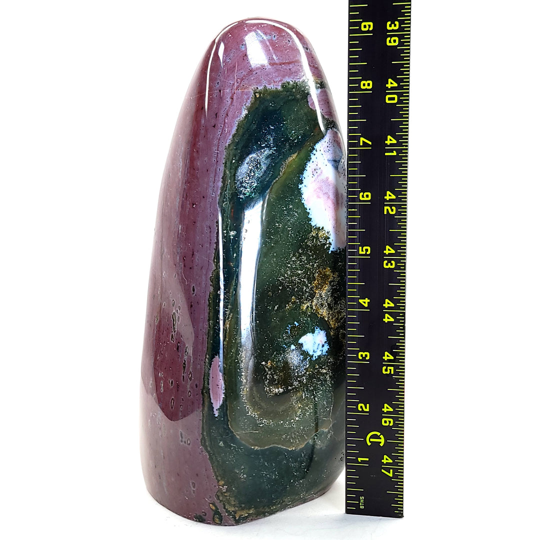 Ocean Jasper Crystal Freeform Large 9 Lbs! Rainbow Colored Jasper Tower!