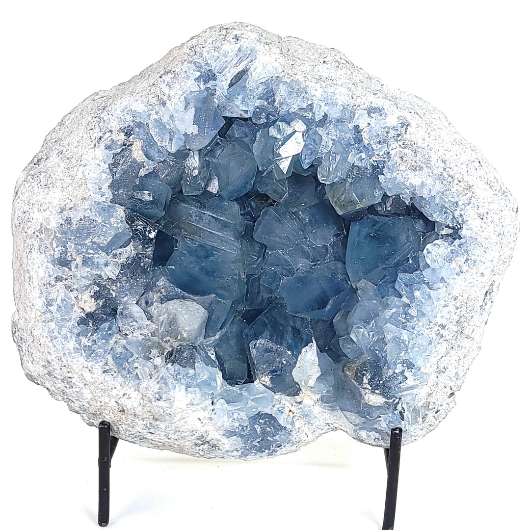 Celestine Geode Extra Large 12 Lbs! Heavenly Blue Celestite, Crystal Cluster Gemstone!