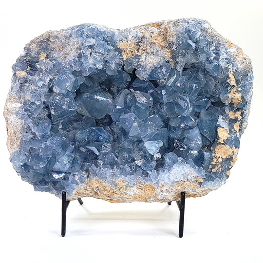 Celestine Geode Extra Large 17 Lbs Blue Celestite Crystal Cluster Raw Stone