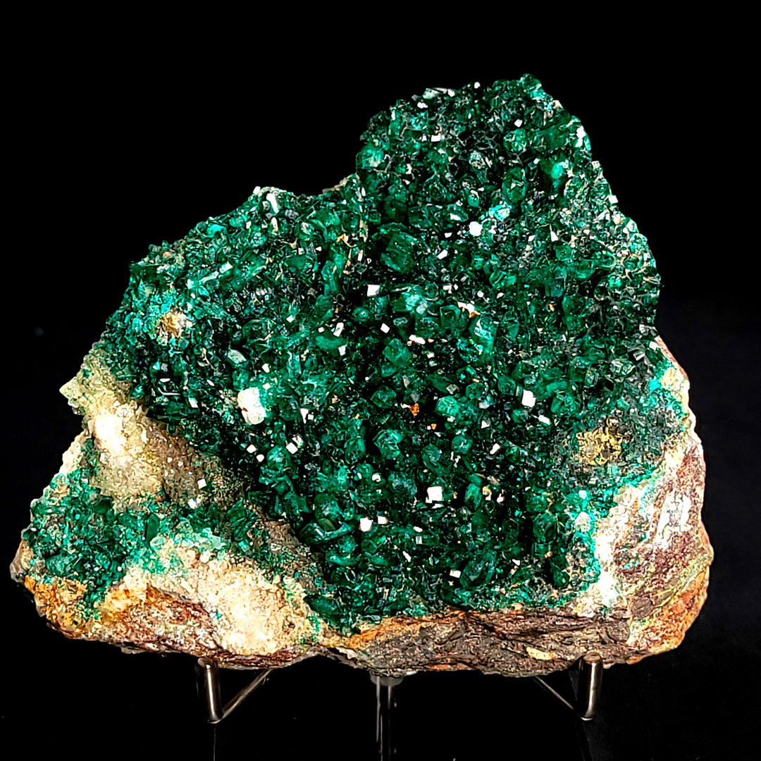 Dioptase Quartz Mineral Specimen