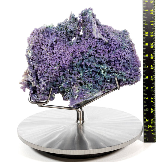 Grape Agate Crystal Cluster Extra Large 12 Lb Purple Green Blue Sparkling Mineral Specimen