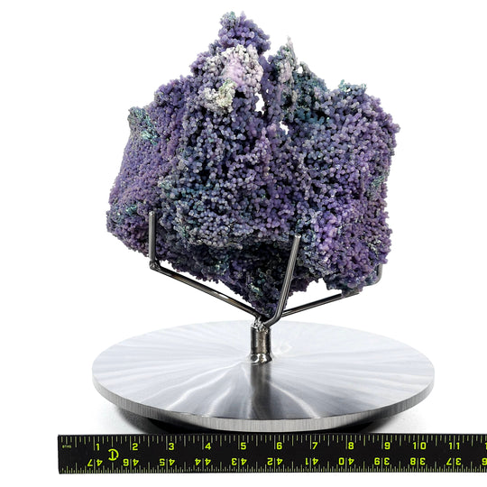 Grape Agate Crystal Cluster Extra Large 12 Lb Purple Green Blue Sparkling Mineral Specimen