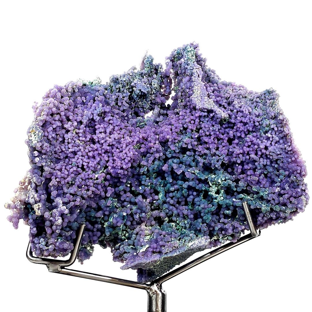 Grape Agate Crystal Cluster Extra Large 12 Lb Purple Green Blue Sparkling Mineral Specimen