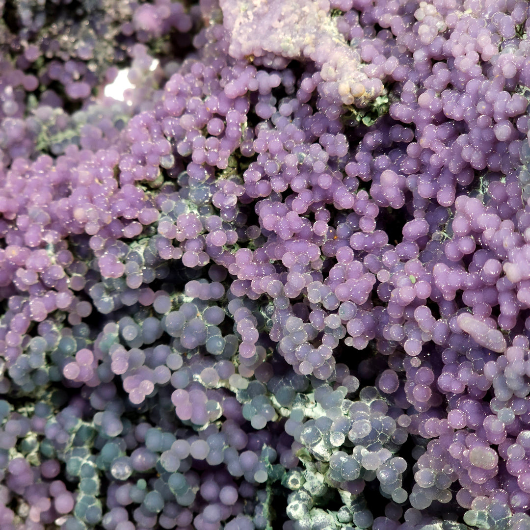 Grape Agate Crystal Cluster Extra Large 12 Lb Purple Green Blue Sparkling Mineral Specimen