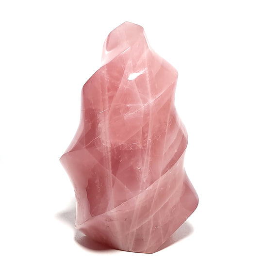 Rose Quartz Flame Large 7.8 Lb Crystal AAA+ Quality Pink Tower Love Stone!