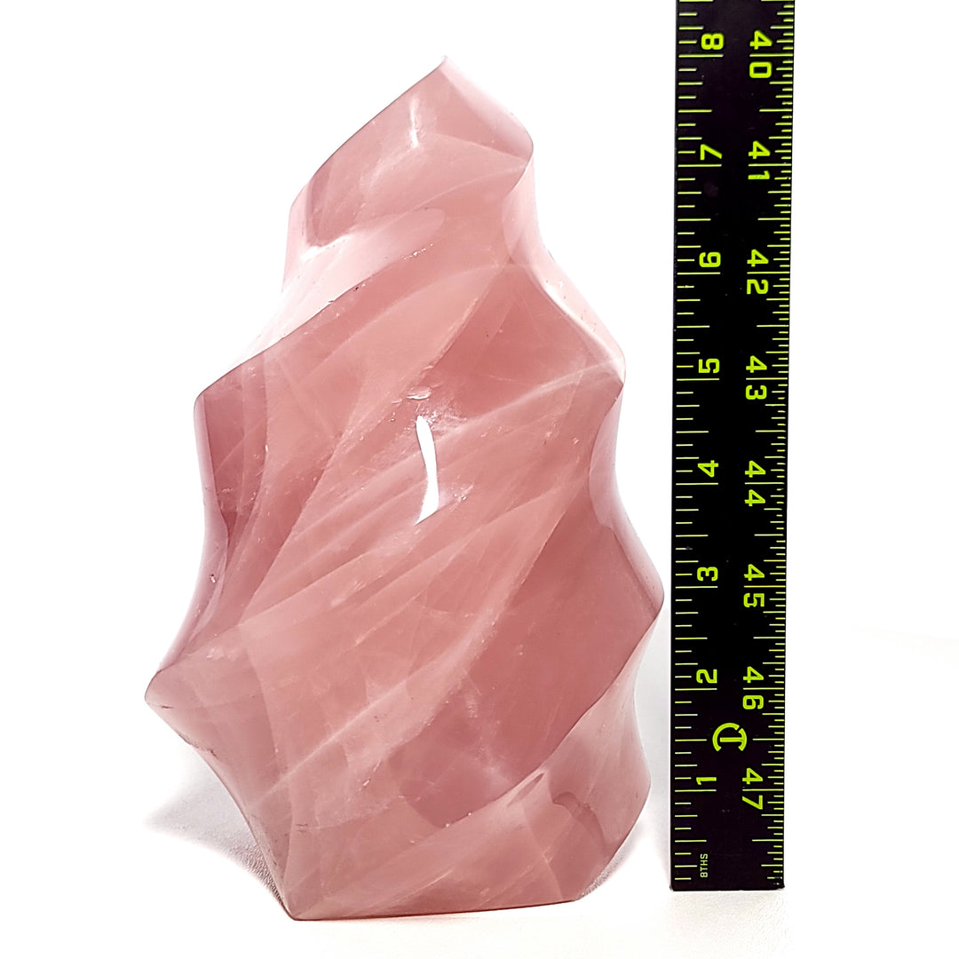 Rose Quartz Flame Large 7.8 Lb Crystal AAA+ Quality Pink Tower Love Stone!