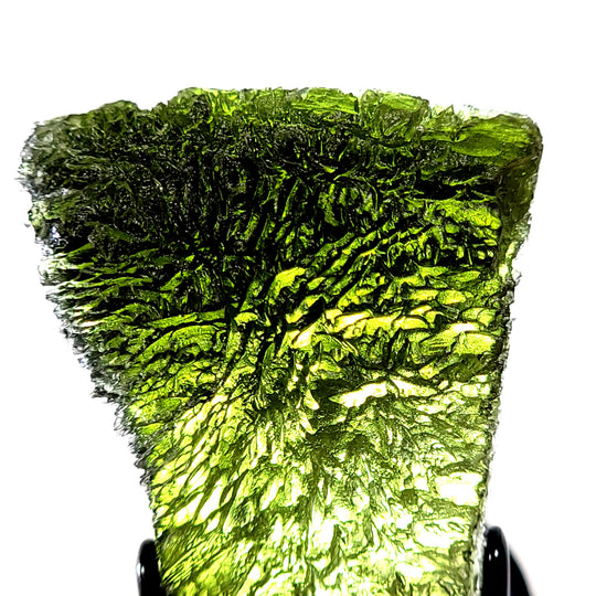 Moldavite Tektite HUGE 37 Grams! Large Genuine Raw Museum Quality Moldavite Gemstone