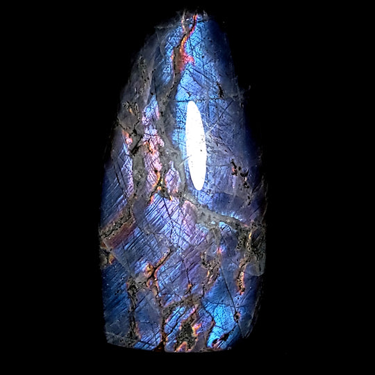 Labradorite Slab Freeform Large 6 Lbs Rainbow Spectrolite Crystal