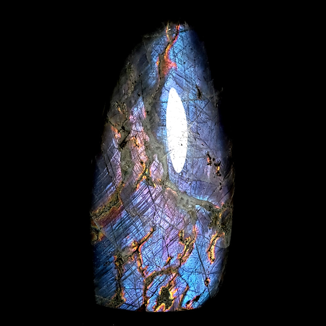 Labradorite Slab Freeform Large 6 Lbs Rainbow Spectrolite Crystal