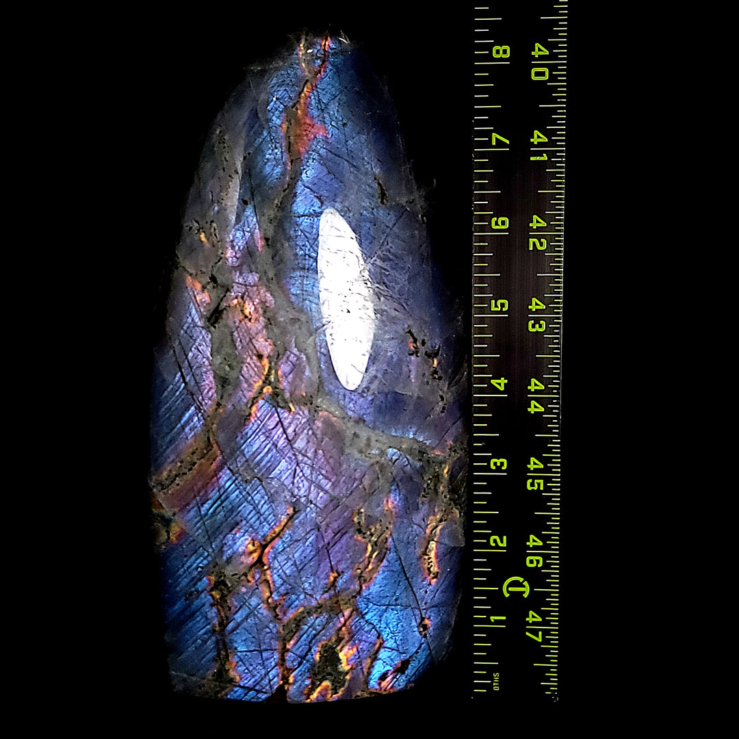 Labradorite Slab Freeform Large 6 Lbs Rainbow Spectrolite Crystal