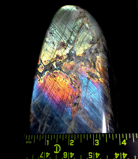 Labradorite Slab Freeform Large 6 Lbs Rainbow Spectrolite Crystal