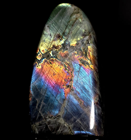 Labradorite Slab Freeform Large 6 Lbs Rainbow Spectrolite Crystal