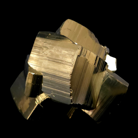 Golden Cubic Pyrite Stone, Iron Pyrite Crystal Freeform, Natural Fools Gold Pyrite Mineral Specimen