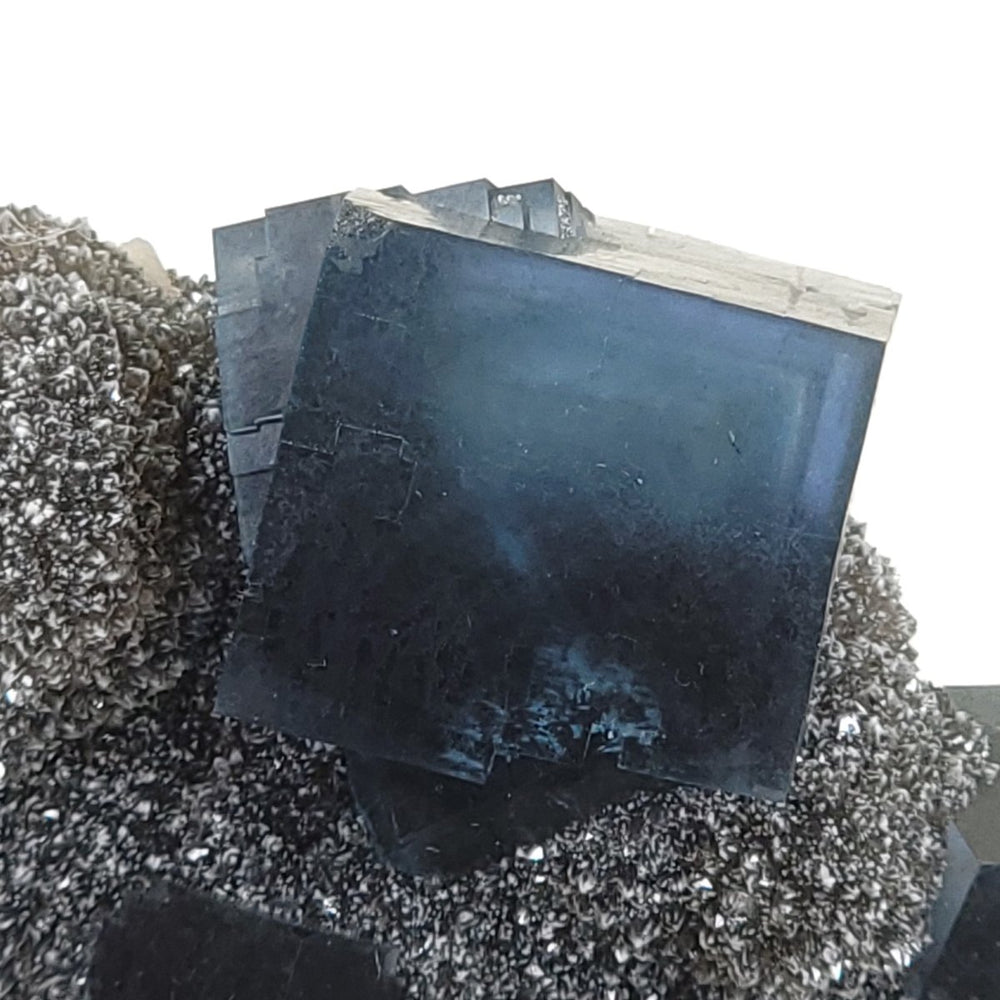 Blue Fluorite Smoky Quartz RARE 5 Lb Large Mineral Specimen Fuijan - Earth Perfection