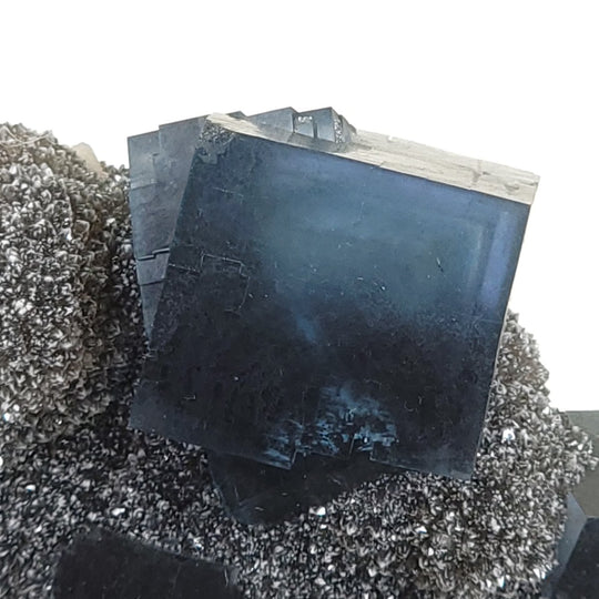 Blue Fluorite Smoky Quartz RARE 5 Lb Large Mineral Specimen Fuijan - Earth Perfection