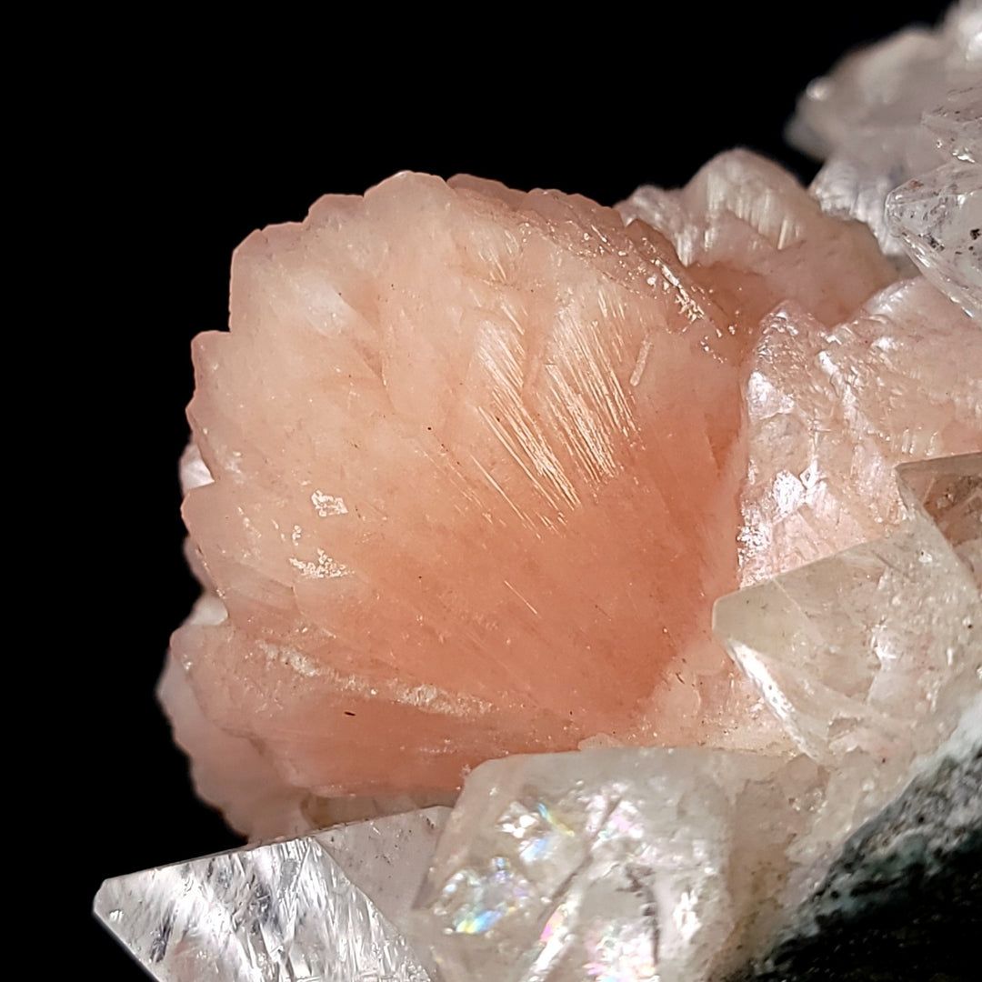 Calcite, Stilbite & Apophyllite Crystal, Large 5Lb Geode, Rare Mineral Specimen - Earth Perfection
