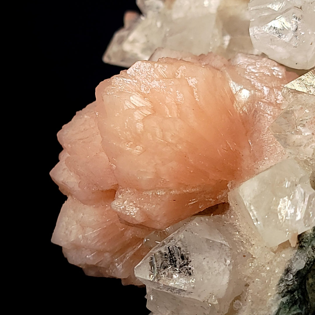 Calcite, Stilbite & Apophyllite Crystal, Large 5Lb Geode, Rare Mineral Specimen - Earth Perfection