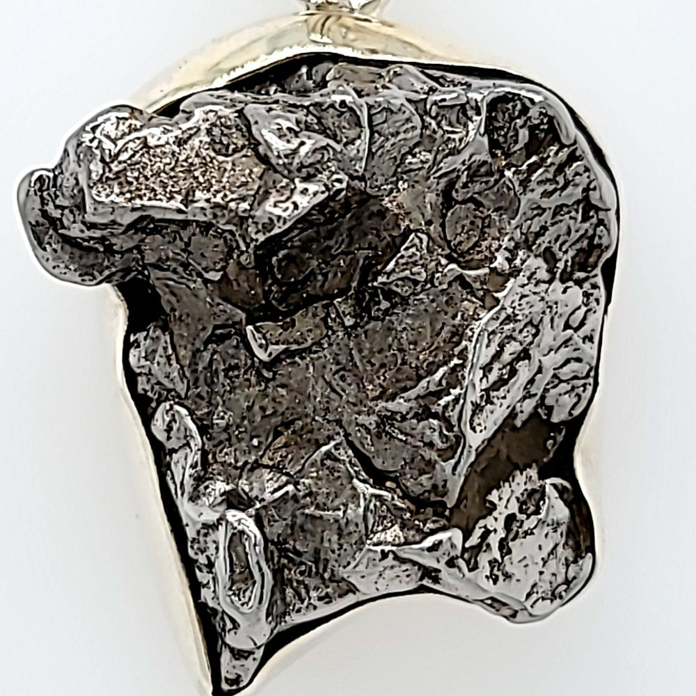 Campo Del Cielo Pendant LARGE 20 gram Meteorite Rock Necklace Comet Iron Stone Pendant - Earth Perfection