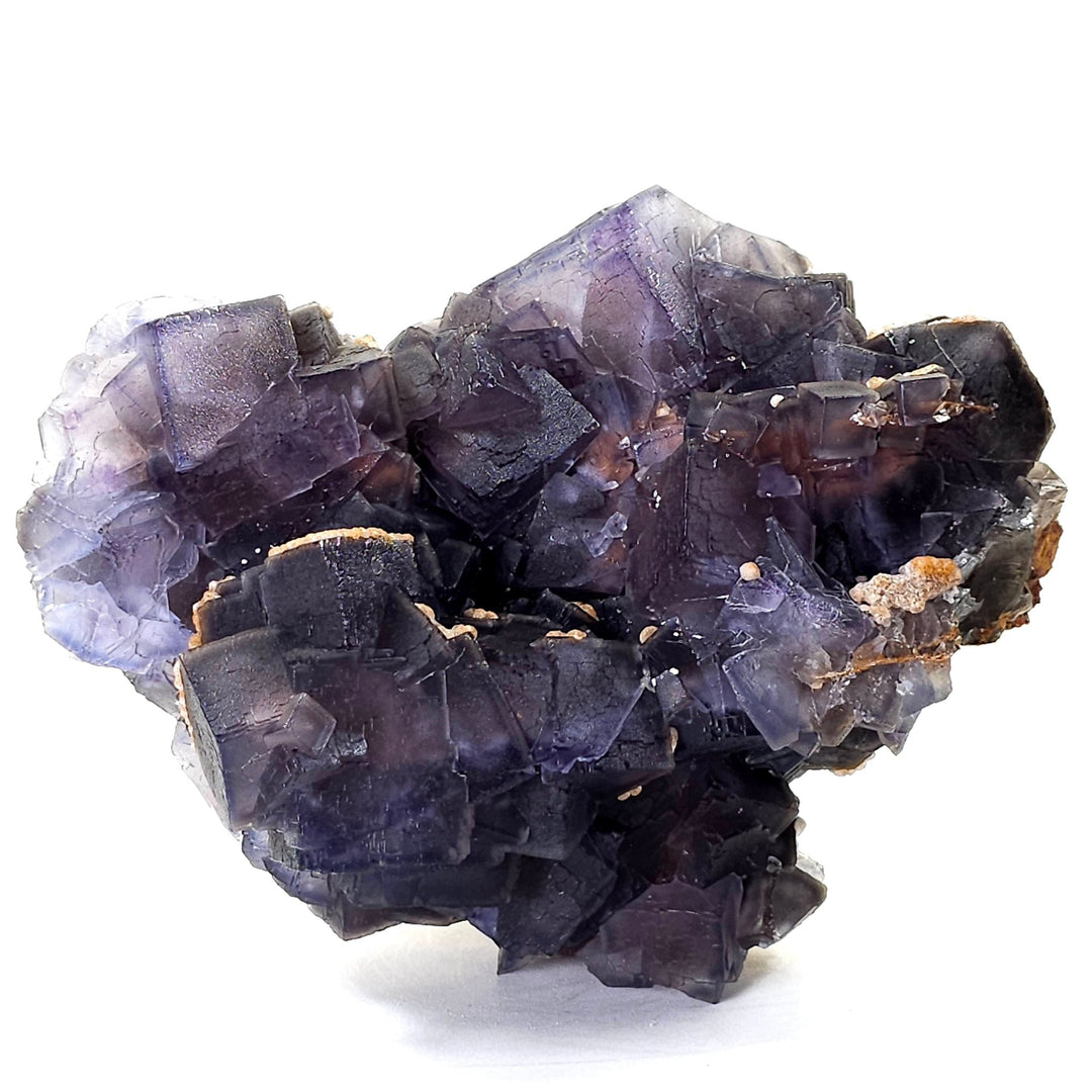 Cubic Fluorite Purple Specimen Extra Large 10 Lbs Rare Phantom Blue Fluorite Crystal - Earth Perfection