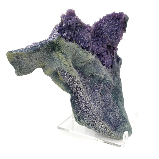 Grape Agate “Blooming Flower” Extra Large Rare Chalcedony Botryoidal Crystal Cluster - Earth Perfection