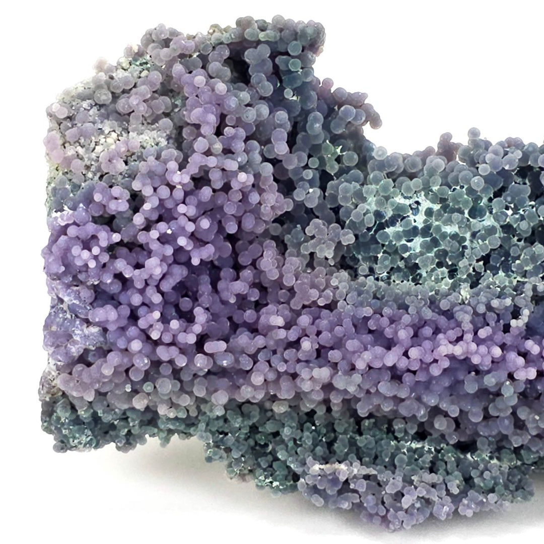 Grape Agate Crystal Cluster 3.7 Lbs Large Blue Purple Green Grape Agate Mineral Specimen - Earth Perfection