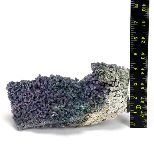 Grape Agate Crystal Cluster 3.7 Lbs Large Blue Purple Green Grape Agate Mineral Specimen - Earth Perfection