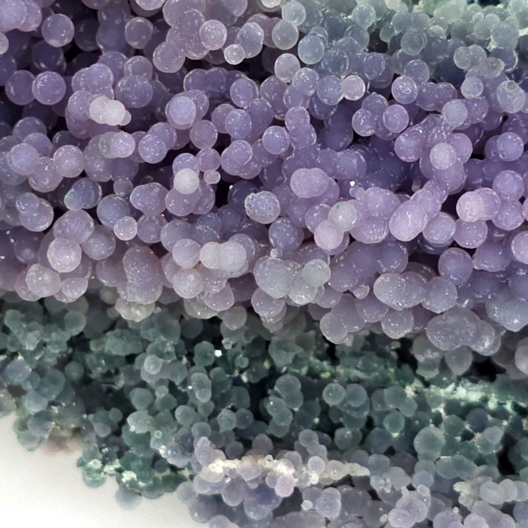 Grape Agate Crystal Cluster 3.7 Lbs Large Blue Purple Green Grape Agate Mineral Specimen - Earth Perfection