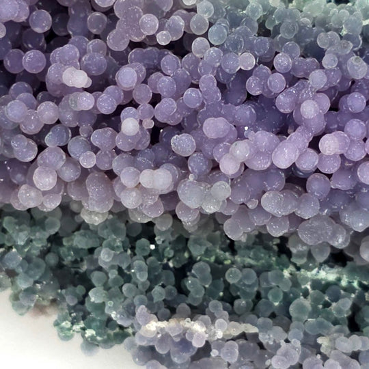 Grape Agate Crystal Cluster 3.7 Lbs Large Blue Purple Green Grape Agate Mineral Specimen - Earth Perfection