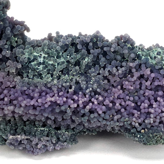 Grape Agate Crystal Cluster 3.7 Lbs Large Blue Purple Green Grape Agate Mineral Specimen - Earth Perfection