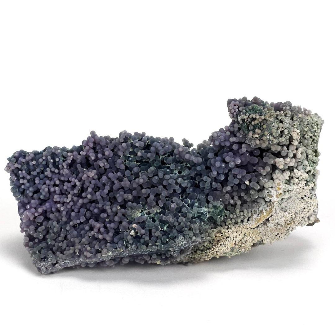 Grape Agate Crystal Cluster 3.7 Lbs Large Blue Purple Green Grape Agate Mineral Specimen - Earth Perfection