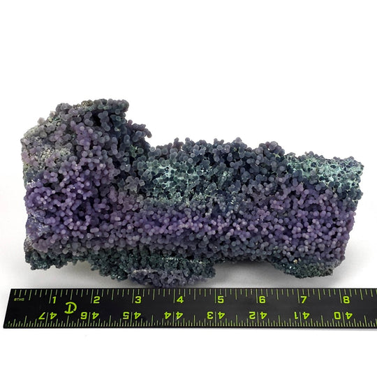 Grape Agate Crystal Cluster 3.7 Lbs Large Blue Purple Green Grape Agate Mineral Specimen - Earth Perfection