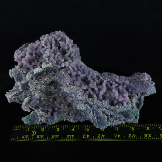 Grape Agate Crystal Cluster 3.9 Lbs Raw Purple Botryoidal Chalcedony Mineral - Earth Perfection
