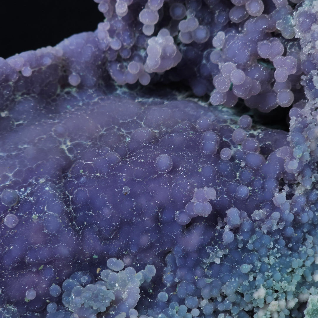 Grape Agate Crystal Cluster 3.9 Lbs Raw Purple Botryoidal Chalcedony Mineral - Earth Perfection