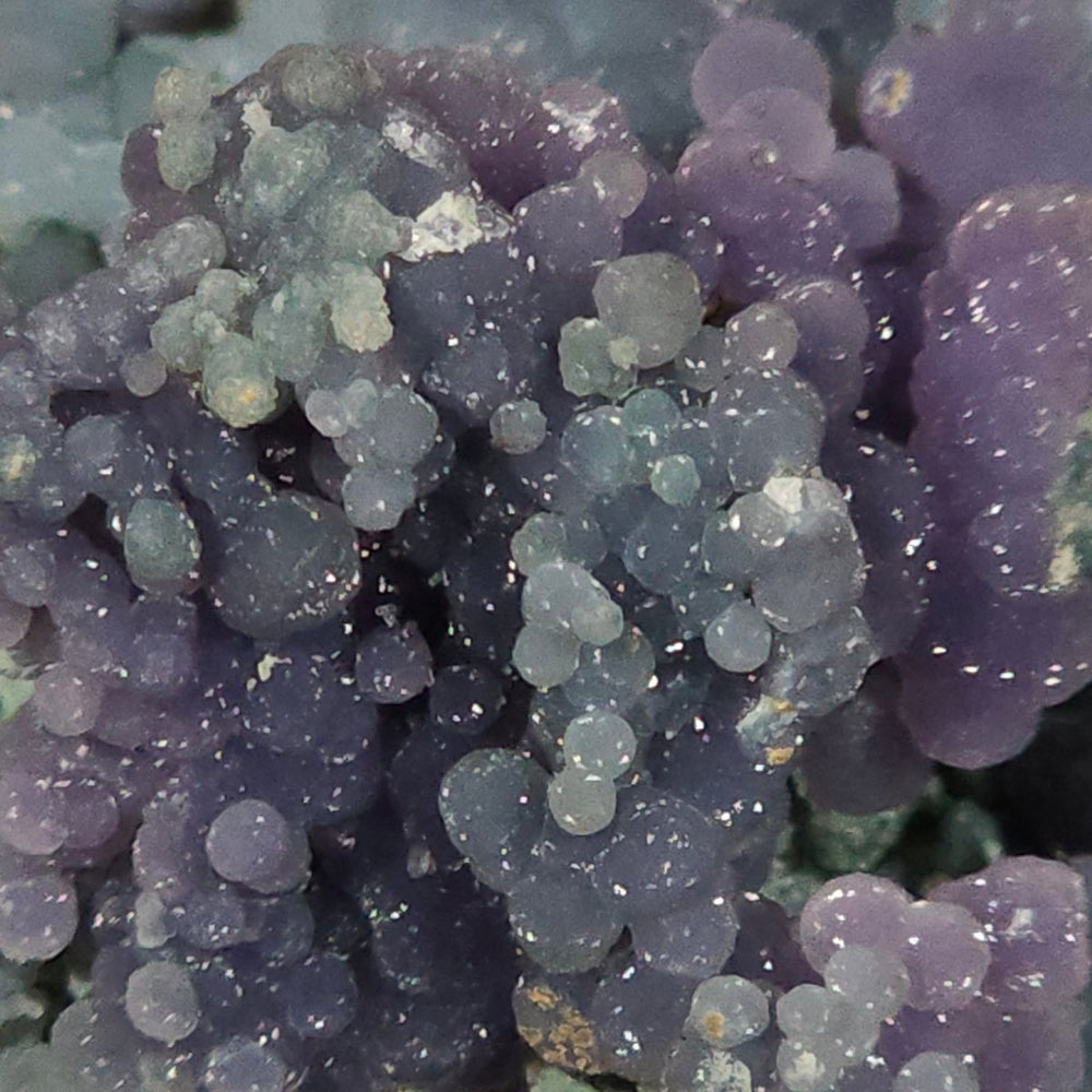 Grape Agate Crystal Cluster Extra Large 15 Lbs Green & Purple Chalcedony Natural Raw Botryoidal - Earth Perfection